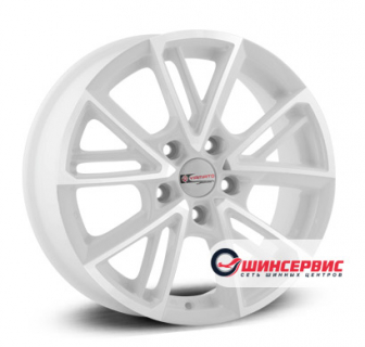 Yamato Mijuno 17.0 / 7.0J PCD 5x112.00 ET 40.00 ЦО 57.10 Литой / Белый с полированной лицевой поверхностью