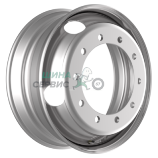 8,25x22,5/10x335 ET152,2 D281 M22 Silver (RZB36374OE) (12,8 мм) ИСУЗУ, автобусы иномарки 3 550 кг внеш.