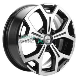 Khomen Wheels 6,5x17/5x108 ET33 D60,1 KHW1710 (Chery tiggo 7pro) Black-FP