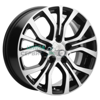 Khomen Wheels 6,5x16/5x114,3 ET38 D60,1 KHW1608 (Alphard) Black-FP