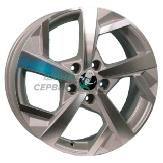 Khomen Wheels 7x17/5x114,3 ET45 D60,1 KHW1712 (Changan/Geely/Lexus/Toyota) F-Silver-FP