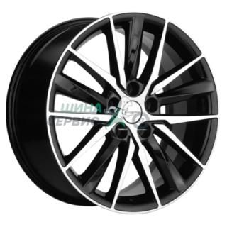 Khomen Wheels 8x18/5x112 ET39 D66,6 KHW1807 (A6/Q5) Black-FP