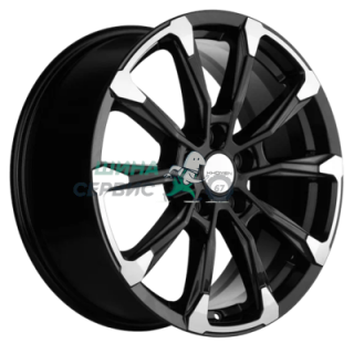 Khomen Wheels 7,5x18/5x114,3 ET45 D67,1 KHW1808 (Xceed/CX-3/5) Black-FP