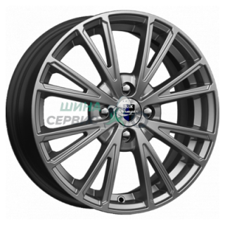 K&K 6x16/4x114,3 ET40 D67,1 Меандр (КС879) Дарк платинум