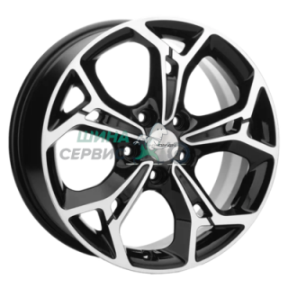 Khomen Wheels 7x17/5x114,3 ET37 D66,5 KHW1702 (Jolion) Black-FP