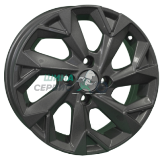 Khomen Wheels 5,5x14/4x98 ET35 D58,5 KHW1402 (Vaz/Datsun) Gray
