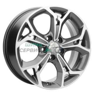 Khomen Wheels 7x17/5x114,3 ET37 D66,5 KHW1702 (Jolion) Gray-FP