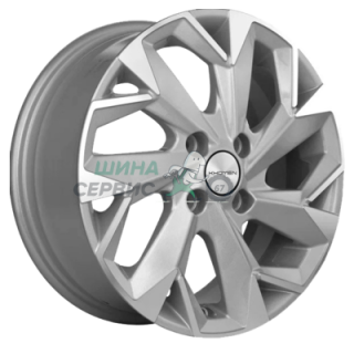 Khomen Wheels 5,5x14/4x100 ET38 D67,1 KHW1402 (Accent/Getz/i20) F-Silver-FP