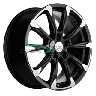 Khomen Wheels 7,5x18/5x108 ET47 D60,1 KHW1808 (Chery Tiggo 8/8 Pro) Black-FP