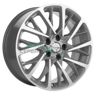 Khomen Wheels 7,5x18/5x108 ET47 D60,1 KHW1804 (Chery Tiggo 8/8 Pro) F-Silver-FP