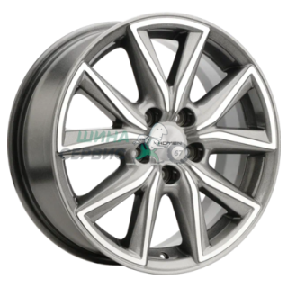 Khomen Wheels 7x17/5x108 ET40 D54,1 KHW1706 (Jac/Москвич 3) Gray-FP