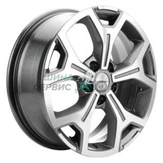 Khomen Wheels 6,5x17/5x120 ET60 D65,1 KHW1710(2) (VW Multivan) Gray-FP