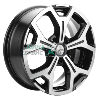 Khomen Wheels 6,5x17/5x112 ET50 D66,6 KHW1710(2) (Mercedes Vito) Black-FP