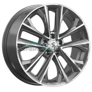 Premium Series 7x18/5x108 ET47 D60,1 КР012 (Tiggo 8 Pro) Diamond Gloss Graphite