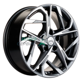 Khomen Wheels 7x17/5x108 ET40 D54,1 KHW1716 (Jac/Москвич 3) Gray-FP