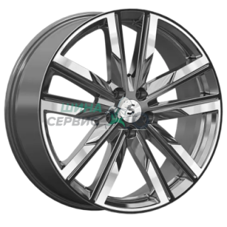 Premium Series 8x20/5x108 ET46 D63,35 КР014 (Geely Tugella) Diamond Gloss Graphite