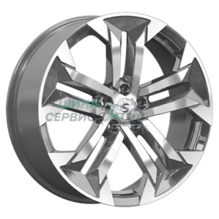 Premium Series 7,5x19/5x108 ET46 D63,35 КР015 (Geely Tugella) Diamond Gloss Graphite