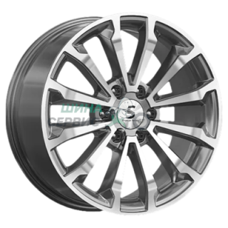 Premium Series 8,5x20/6x139,7 ET33 D67,1 КР006 (Pajero Sport) Diamond Gloss Graphite