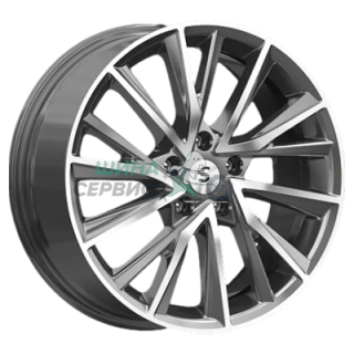 Premium Series 7,5x18/5x112 ET39 D66,6 КР010 (Audi A4) Diamond Gloss Graphite