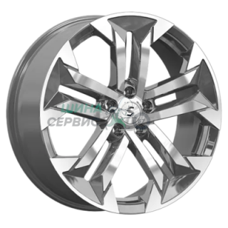 Premium Series 7,5x19/5x114,3 ET40 D64,1 КР015 (Haval F7/F7x) Diamond Gloss Graphite