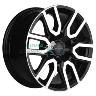 Khomen Wheels 8x17/6x139,7 ET25 D106,1 KHW1723 (Toyota LC Prado/Lexus GX) Black-FP