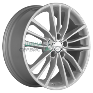 Khomen Wheels 7x18/5x114,3 ET53 D54,1 KHW1812 (Geely Coolray) F-Silver