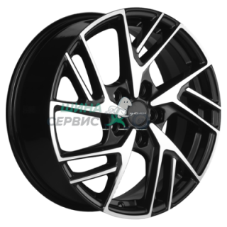 Khomen Wheels 6,5x17/5x114,3 ET45 D66,1 KHW1722 (Nissan Tiida) Black-FP