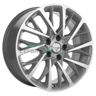 Khomen Wheels 7,5x18/5x108 ET45 D65,1 KHW1804 (DFM AX7/580/Evolute i-Pro) F-Silver-FP