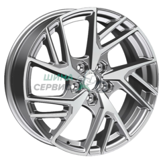 Khomen Wheels 6,5x17/5x114,3 ET40 D64,1 KHW1722 (Haval F7/F7x) F-Silver-FP