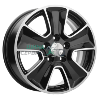 Khomen Wheels 6,5x16/5x110 ET46 D63,3 KHW1601 (Changan CS35) Black-FP