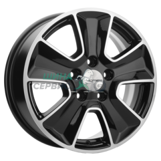 Khomen Wheels 6,5x16/5x114,3 ET46 D67,1 KHW1601 (Mitsubishi) Black-FP