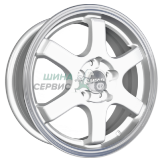 СКАД 6x15/4x100 ET40 D60,1 Киото (КЛ249) Алмаз белый